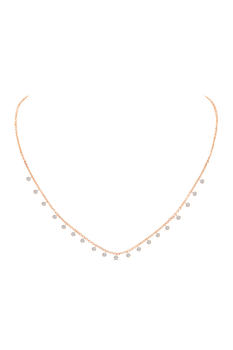 Diamond Chocker in Pink Gold