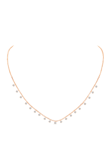 Diamond Chocker in Pink Gold