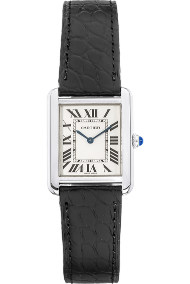Cartier tank clearance solo crocodile strap