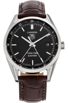 Carrera Twin-Time Stainless Steel Automatic