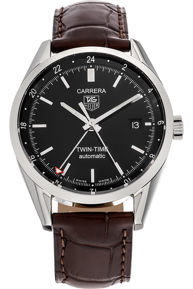 Carrera Twin-Time Stainless Steel Automatic