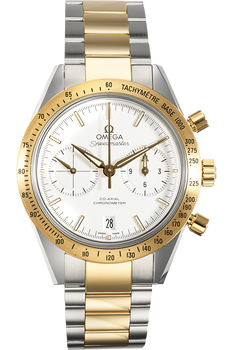 Speedmaster &#39;57 Co-Axial Chronograph Yellow Gold and Stainless Steel Automatic