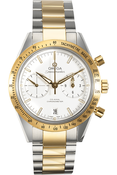 Speedmaster &#39;57 Co-Axial Chronograph Yellow Gold and Stainless Steel Automatic