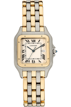 Panthere Yellow Gold and Stainless Steel Quartz