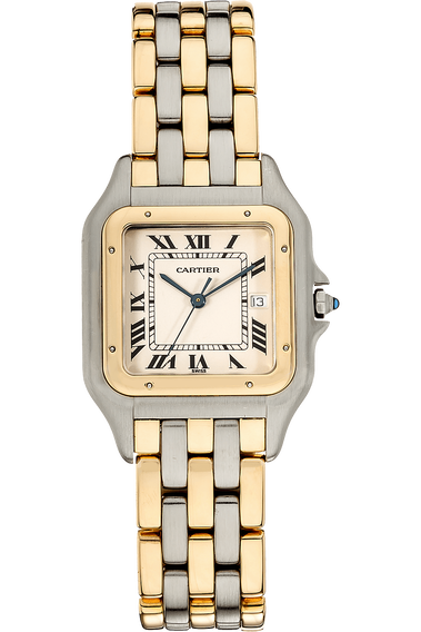 Panthere Yellow Gold and Stainless Steel Quartz