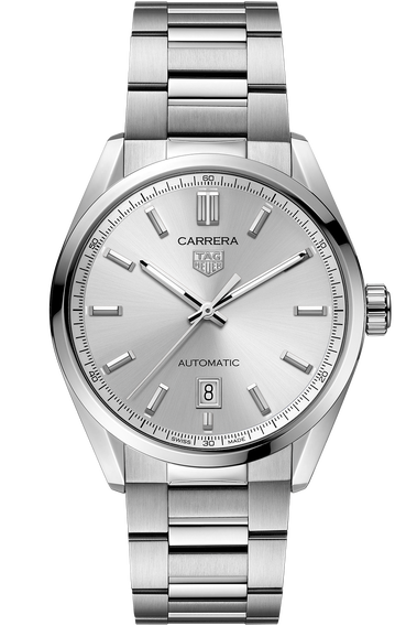 Carrera Calibre 5 Automatic Silver Steel Watch
