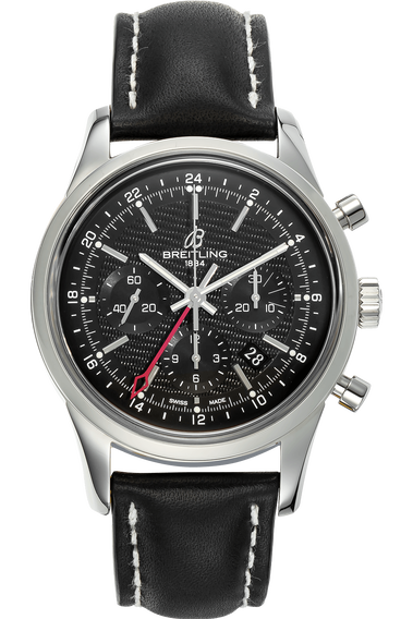 Pre Owned Breitling Transocean GMT Chronograph Limited Edition Stainless Steel Automatic