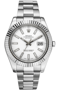 Datejust II with papers White Gold and Stainless Steel Automatic