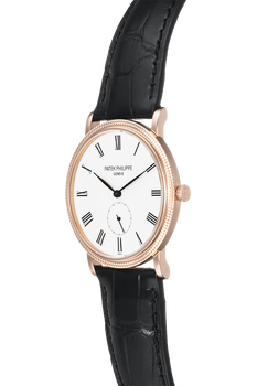 Pre Owned Patek Philippe Calatrava Reference 5116 Rose Gold Manual