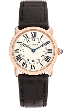 Ronde Louis Cartier Rose Gold Quartz