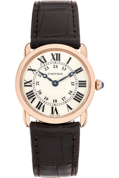 Ronde Louis Cartier Rose Gold Quartz