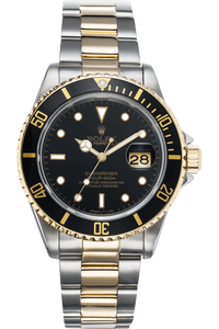 Submariner Tritium Dial Lug Holes Circa 1991 Yellow Gold and Stainless Steel Automatic