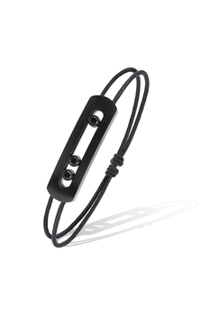 Move Titanium Black Cord Bracelet