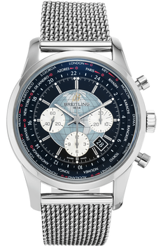 Transocean Chronograph Unitime Stainless Steel Automatic