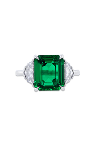 Emerald cut Emerald Ring
