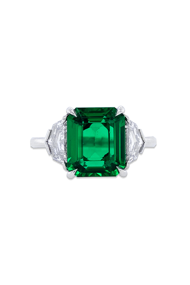 Emerald cut Emerald Ring