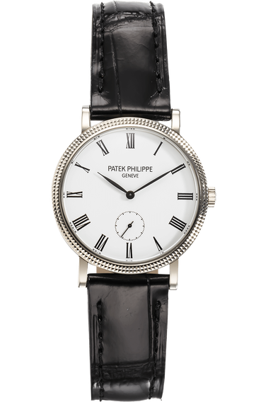 Calatrava Reference 7119 White Gold Manual