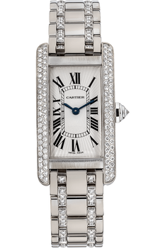 Tank Americaine White Gold Quartz