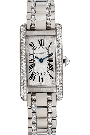 Tank Americaine White Gold Quartz