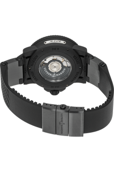 Marine Diver Black Sea Rubber Coated Stainless Steel Automatic