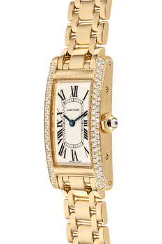 Tank Americaine Yellow Gold Quartz