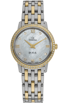 De Ville Prestige Yellow Gold and Stainless Steel Quartz