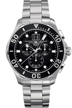 Aquaracer Quartz Chronograph with Black Aluminum 43mm