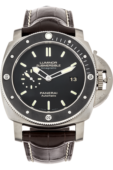Pre Owned Panerai Luminor Submersible 1950 Amagnetic 3 Days Titanium Automatic