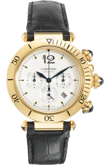 Pasha de Cartier Chronograph Yellow Gold Automatic