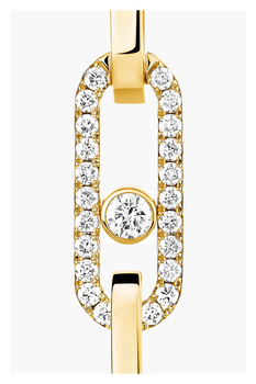 Move Link Transformable Earrings in Yellow Gold