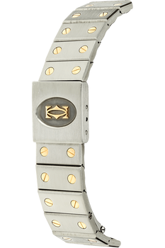 Santos Galbee Yellow Gold and Stainless Steel Automatic