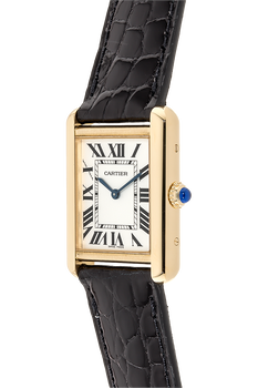 Tank Solo Yellow Gold and Stainless Steel Quartz