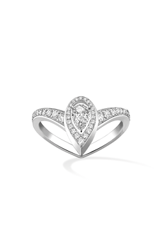 Fiery Ring 0.10CT in White Gold