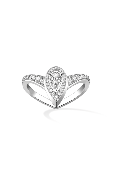 Fiery Ring 0.10CT in White Gold