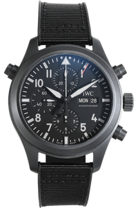Pilot's Watch Double Chronograph TOP GUN Ceramic and Titanium Automatic