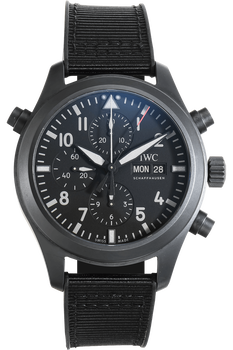 Pilot's Watch Double Chronograph TOP GUN Ceramic and Titanium Automatic