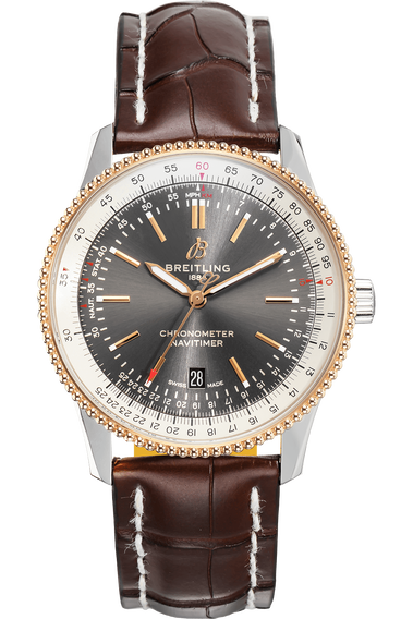 Navitimer Rose Gold and Stainless Steel Automatic