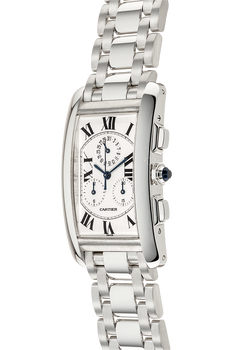 Tank Americaine Chronograph White Gold Quartz
