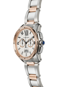 Calibre Chronograph Rose Gold and Stainless Steel Automatic