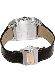 Santos 100 Rose Gold and Stainless Steel Automatic