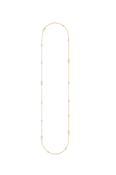 Move Uno Long Necklace in Yellow Gold