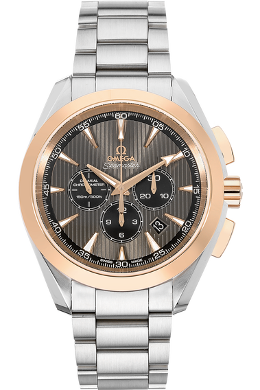 Seamaster Aqua Terra Co-Axial Chronograph Rose Gold and Stainless Steel Automatic