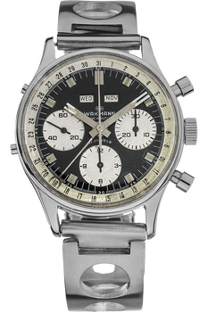 Vintage Chronograph Circa 1960s Stainless Steel Manual