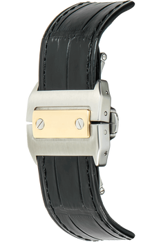 Santos 100 Yellow Gold and Stainless Steel Automatic