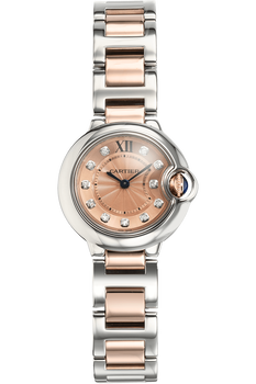 Ballon Bleu Rose Gold and Stainless Steel Quartz