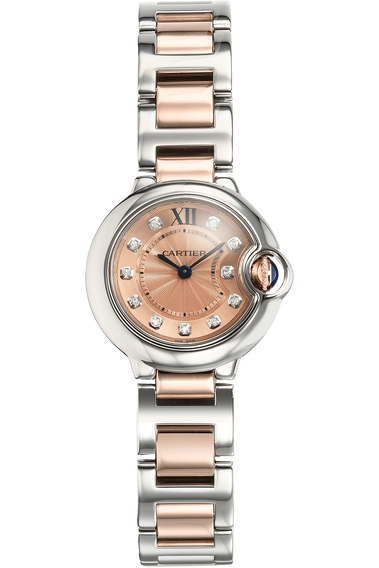 Ballon Bleu Rose Gold and Stainless Steel Quartz