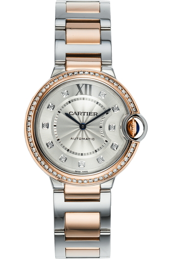 Ballon Bleu Rose Gold and Stainless Steel Automatic