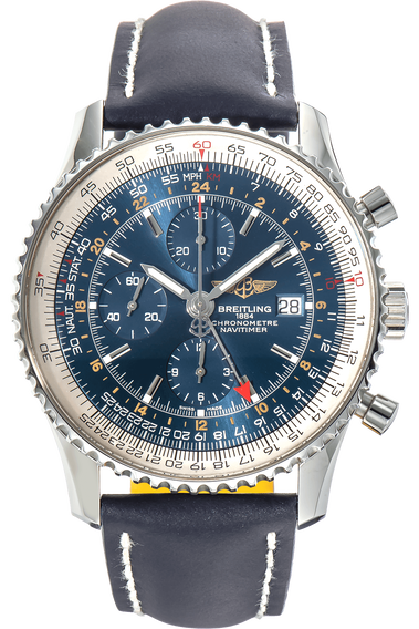 Pre Owned Breitling Navitimer World Stainless Steel Automatic