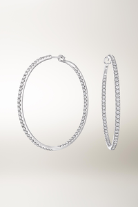 Classics Diamond Hoops