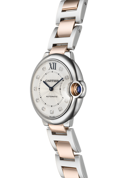 Ballon Bleu Rose Gold and Stainless Steel Automatic